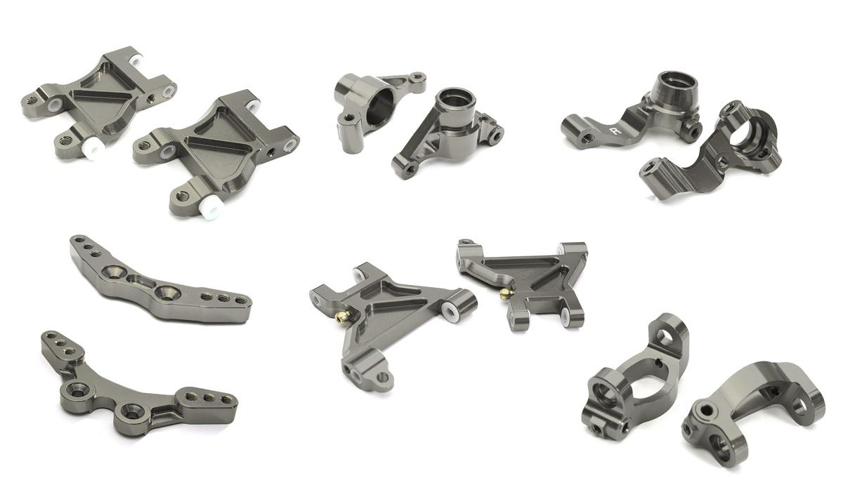 C28630GREY Billet Machined Suspension Kit for Tamiya 1/10 M-07 - Image 1