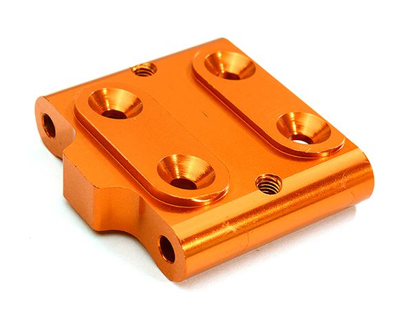 C28631ORANGE Billet Machined Alloy Front Lower Suspension Mount for Tamiya 1/10 M-07 - Image 1