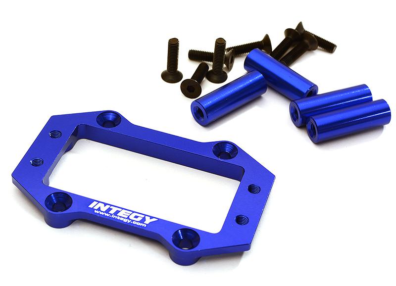 C28666BLUE Billet Machined Servo Mount for Arrma Kraton 6S BLX Brushless Truggy AR320430 - Image 1