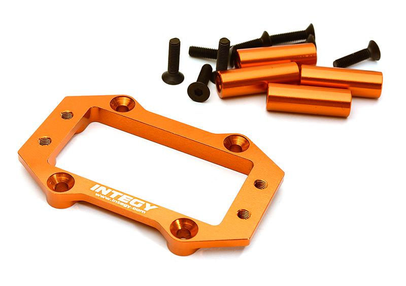 C28666ORANGE Billet Machined Servo Mount for Arrma Kraton 6S BLX Brushless Truggy AR320430 - Image 1