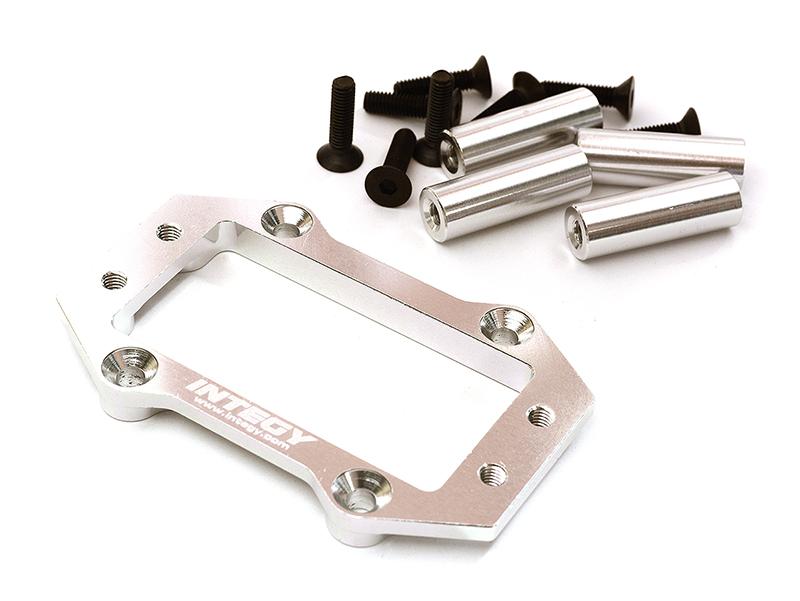 C28666SILVER Billet Machined Servo Mount for Arrma Kraton 6S BLX Brushless Truggy AR320430 - Image 1