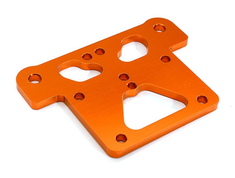 C28670ORANGE Billet Alloy Top Plate for Arrma 1/8 Outcast, Kraton & Notorious 6S BLX AR320195 - Image 1