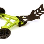 Green Billet Machined Wheelie Bar for Traxxas T-Maxx Monster Truck
