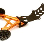 Billet Machined Orange Wheelie Bar for Traxxas T-Maxx Monster Truck