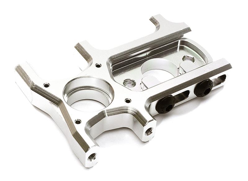C28693SILVER Billet Machined Alloy Motor Mount for Arrma 1/8 Kraton 6S BLX (AR310446) - Image 1