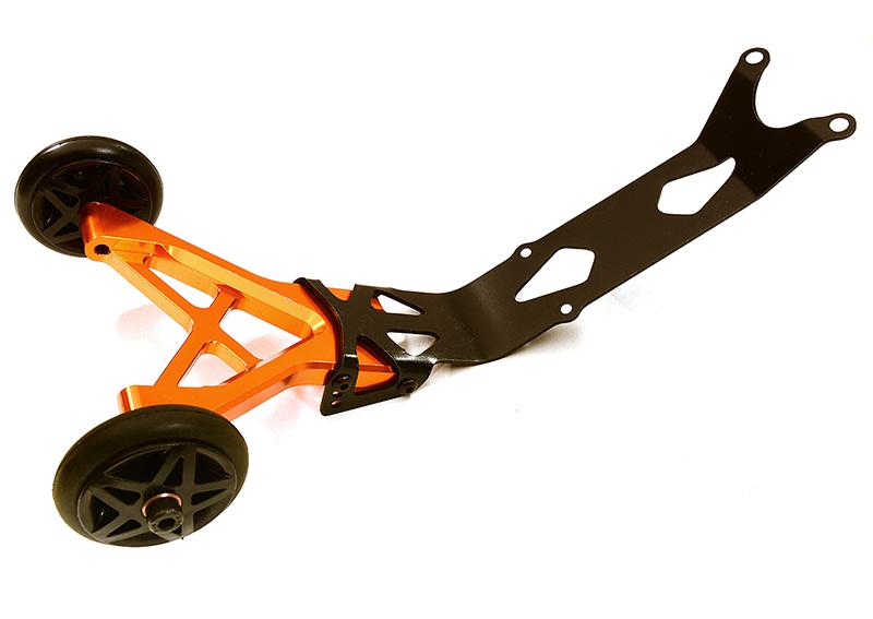 C28695ORANGE Billet Machined Wheelie Bar for Traxxas 1/10 E-Revo 2.0 - Image 1