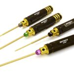 Precision Tool Allen Hex (4) Wrench Set 0.05 1/16 5/64 3/32 with Ti-Nitride Tips