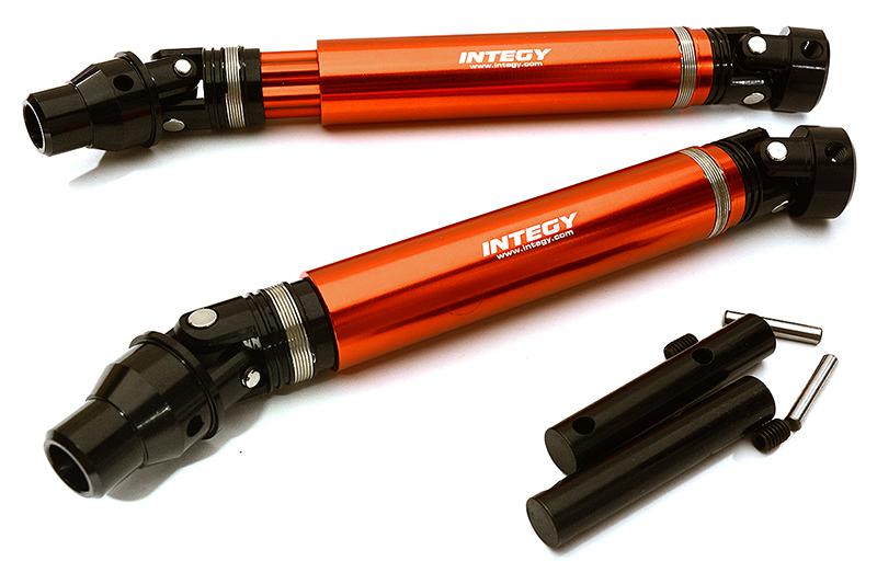 C28727RED Billet Machined Alloy Universal Drive Shafts for Traxxas 1/10 E-Revo 2.0 8650 - Image 1
