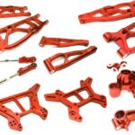 Red Machined Alloy Suspension Upgrade Kit for Arrma Kraton 6S BLX 1/8 Scale
