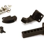 Rear Bumper Receiving Hitch w/ Ball Mount & Pintle Hook Combo for Traxxas TRX-4