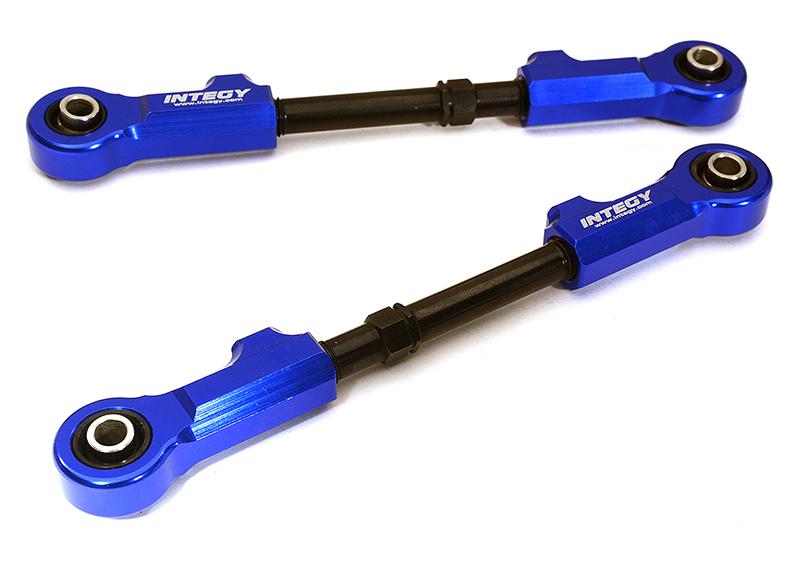 C28795BLUE Billet Machined Rear Upper Suspension Linkages for Losi 1/5 DBXL-E 2.0 4WD - Image 1