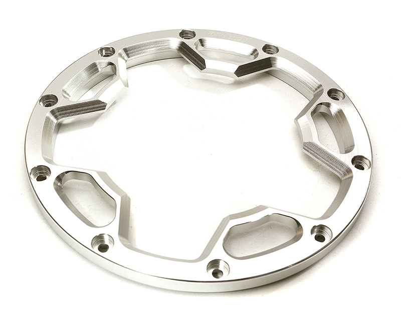 C28806SILVER Billet Machined Beadlock Ring Outside (1) for Losi 1/5 Desert Buggy XL-E - Image 1