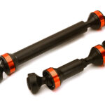 Billet Machined Red Center Drive Shafts for Traxxas 1/10 E-Maxx Brushless 5151