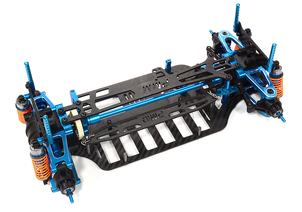 C28843 V3 Full Hop-Up Modified 1/10 Size 4WD Shaft Drive Touring Car - Image 1