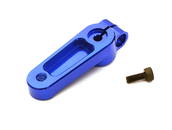 C28848BLUE Billet Machined Steering Servo Arm for Losi 1/5 Desert Buggy XL-E - Image 1