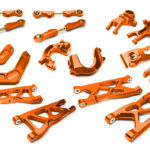 Orange Billet Machined Suspension Upgrade Kit for Arrma 1/10 Granite 4X4 3S BLX