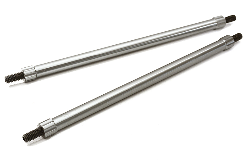 C28890GUN Billet Machined 110mm Aluminum Linkages (2) M4 Threaded for 1/10 Scale Crawler - Image 1