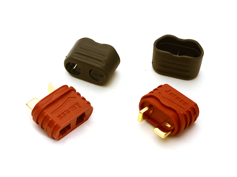 C28924 T-Style Type Plug Sheathed Connector Set (2) Female - Image 1