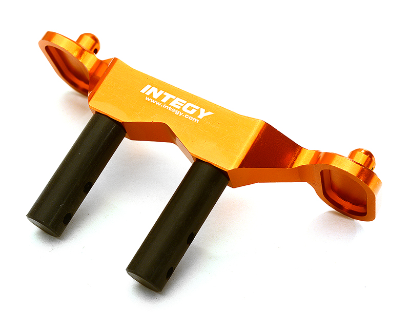 C28995ORANGE Alloy Machined Rear Body Mount for Arrma 1/10 Granite 4X4 3S BLX AR320404 - Image 1