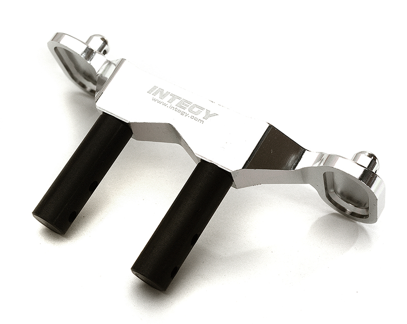 C28995SILVER Alloy Machined Rear Body Mount for Arrma 1/10 Granite 4X4 3S BLX AR320404 - Image 1