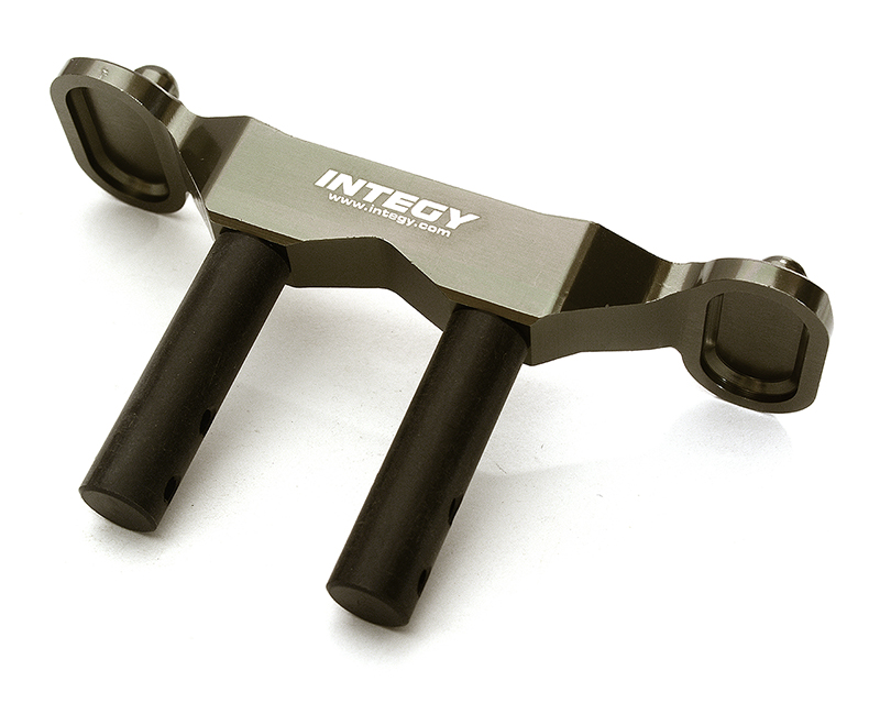 C28996GREY Alloy Machined Front Body Mount for Arrma 1/10 Granite 4X4 3S BLX AR320404 - Image 1