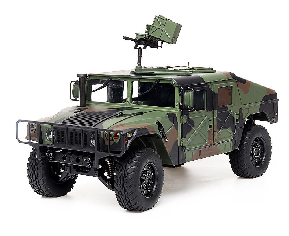 C29004 HG-P408 1/10 4X4 RC Military H1 ARTR w/2.4GHz Remote, Sound & Light Upgrades - Image 1