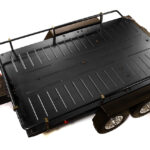 Machined Alloy Flatbed Dual Axle Car Trailer Kit for 1/10 Scale RC 515x316x120mm