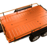 Machined Alloy Flatbed Dual Axle Car Trailer Kit for 1/10 Scale RC 515x316x120mm