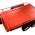 Machined Alloy Flatbed Dual Axle Car Trailer Kit for 1/10 Scale RC 515x316x120mm