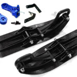 Blue Front Sled Ski Attachment Set for Arrma 1/10 Granite Voltage 2WD Mega Truck