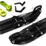 Front Sled Ski Attachment Set for Arrma 1/8 Kraton 6S BLX (for RWD Operation)