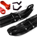 Front Sled Ski Attachment Set for Arrma 1/8 Kraton 6S BLX (for RWD Operation)