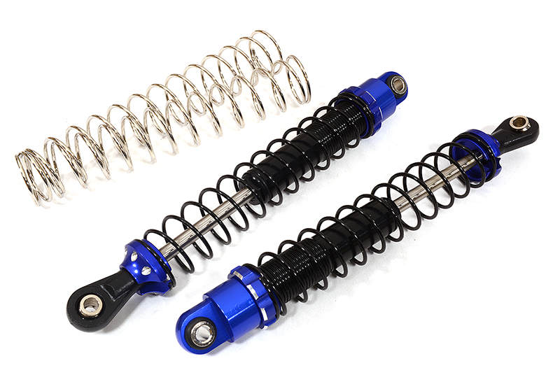 C29043BLUE Billet Machined Shock Set (2) for 1/10 Scale Off-Road R/C (L=100mm) - Image 1