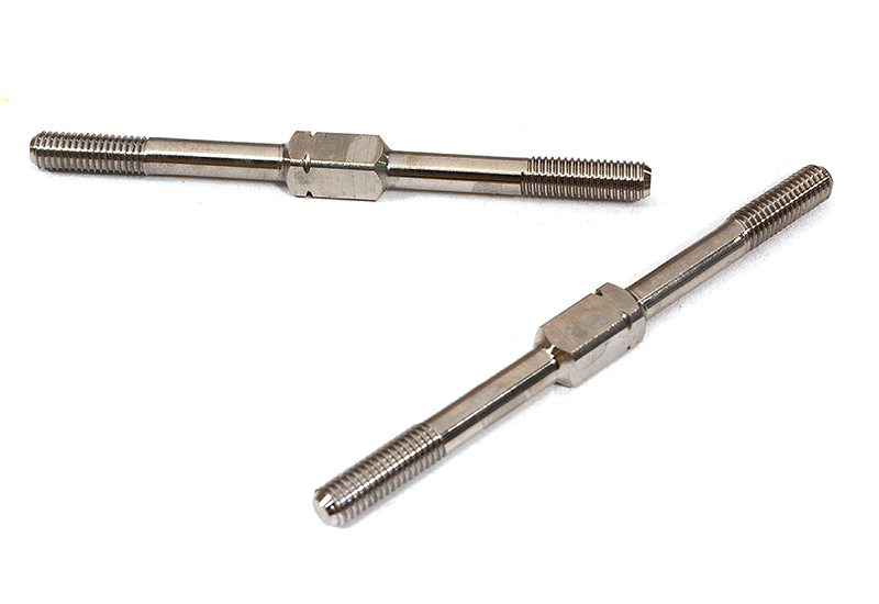 C29056 Billet Machined Titanium Turnbuckles 3mm x 48mm True Size for On-Road/Off-Road - Image 1