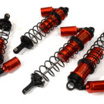 Machined Piggyback Shock Set for Arrma 1/8 Kraton 6S BLX ARA330621 ARA330622