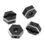 Billet Machined Wheel Hex for Arrma 1/10 Granite 4X4 3S BLX - Black AR310871