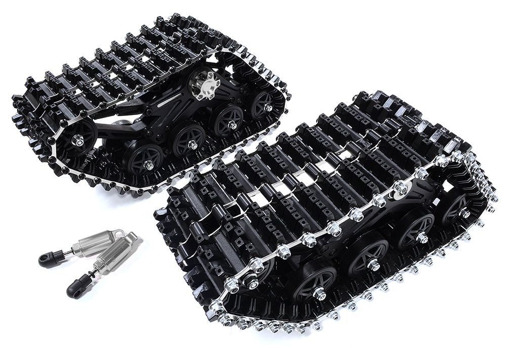 C29137SILVER Rear Snowmobile & Sandmobile Kit for Arrma 1/8 Kraton 6S BLX - Image 1