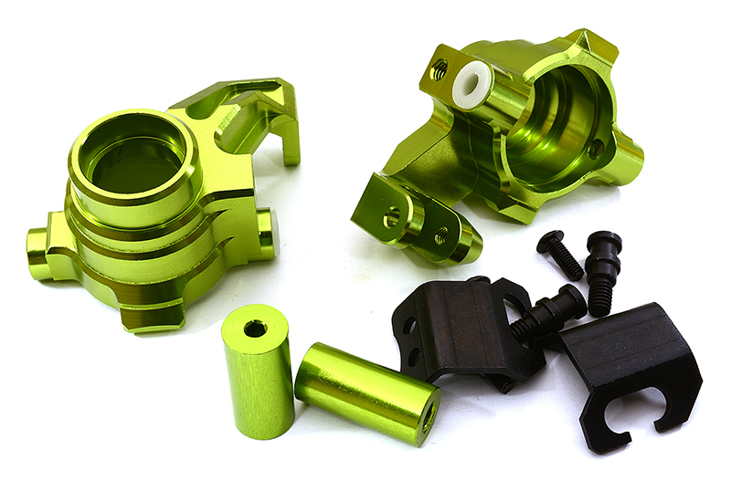 C29145GREEN Snowmobile & Sandmobile Option Front Steering Blocks for Traxxas 1/10 Maxx - Image 1