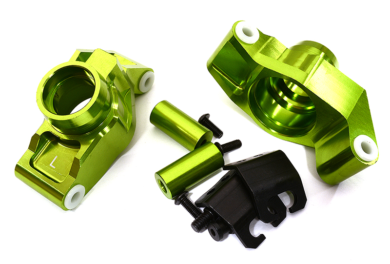 C29146GREEN Snowmobile & Sandmobile Option Rear Hubs for Traxxas 1/10 Maxx - Image 1