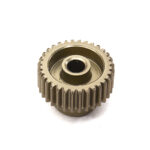 Billet Machined 64 Pitch Pinion Gear 32T, 3.17mm Bore/Shaft for Brushless R/C