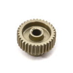 Billet Machined 64 Pitch Pinion Gear 34T, 3.17mm Bore/Shaft for Brushless R/C