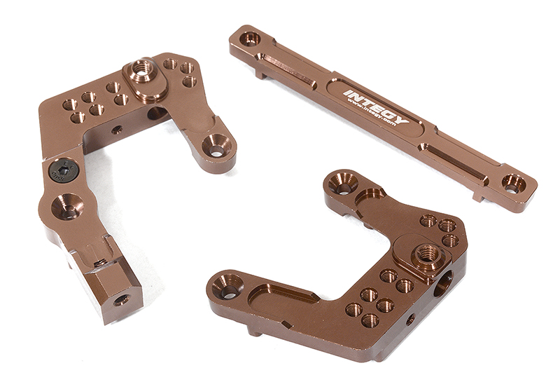 C29322BRONZE Billet Machined Front Shock Mounts for Element RC 1/10 Scale Enduro Sendero - Image 1