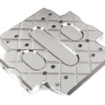 Billet Machined Alloy Center Gearbox Lower Plate for Tamiya CR-01