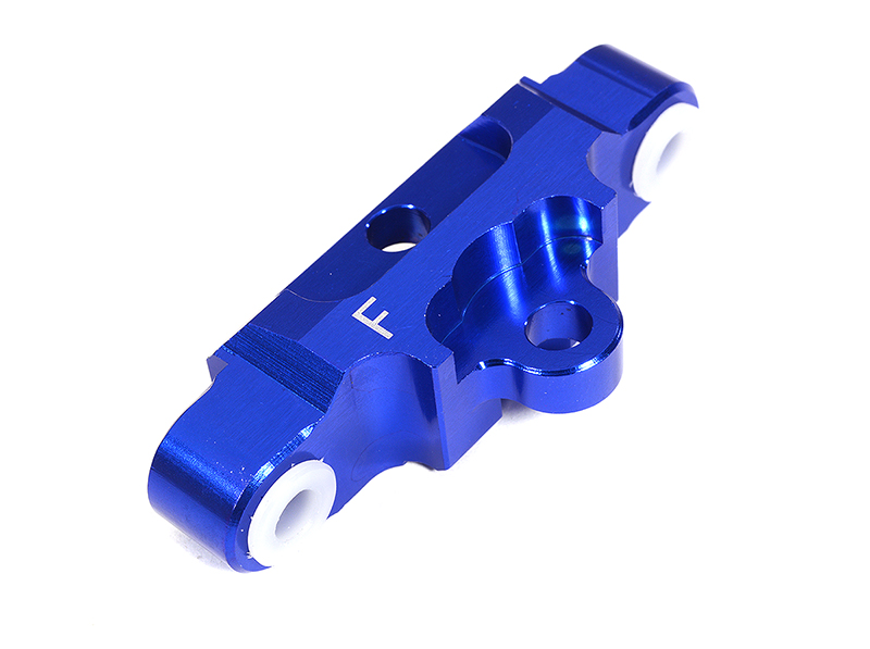 C29356BLUE Billet Machined Front-Rear Arm Brace for Traxxas 1/10 Maxx 4S Truck 8916 - Image 1