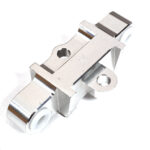 Billet Machined Silver Rear-Front Arm Brace for Traxxas 1/10 Maxx 4S Truck 8916