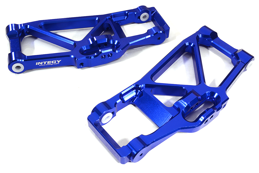 C29380BLUE Billet Machined Lower Suspension Arms for Traxxas 1/10 Maxx 4S Truck 8930 - Image 1