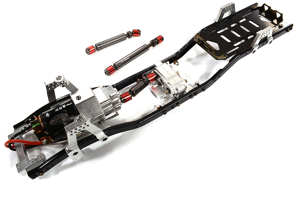 C29383 Custom Ladder Frame Conversion Kit w/ Driveline+Motor for SCX-10 & SCX10 II - Image 1