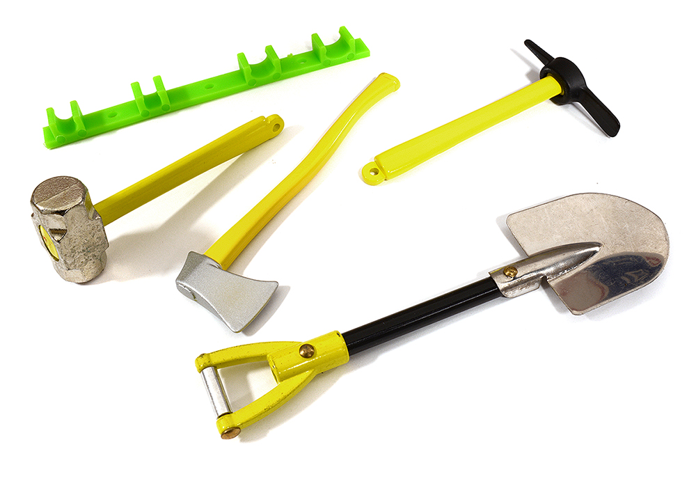 C29423 Realistic Model 1/10 Scale Metal Accessories 4pcs Set for Off-Road Crawler - Image 1