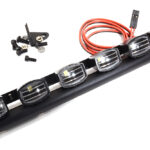 Realistic Roof Top Spot LED (6) Light Set 150mm Wide for 1/10 Off-Road Vehicles