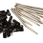 Titanium Alloy 10-Piece Linkage Set for Axial 1/10 SCX10 II #90046-47